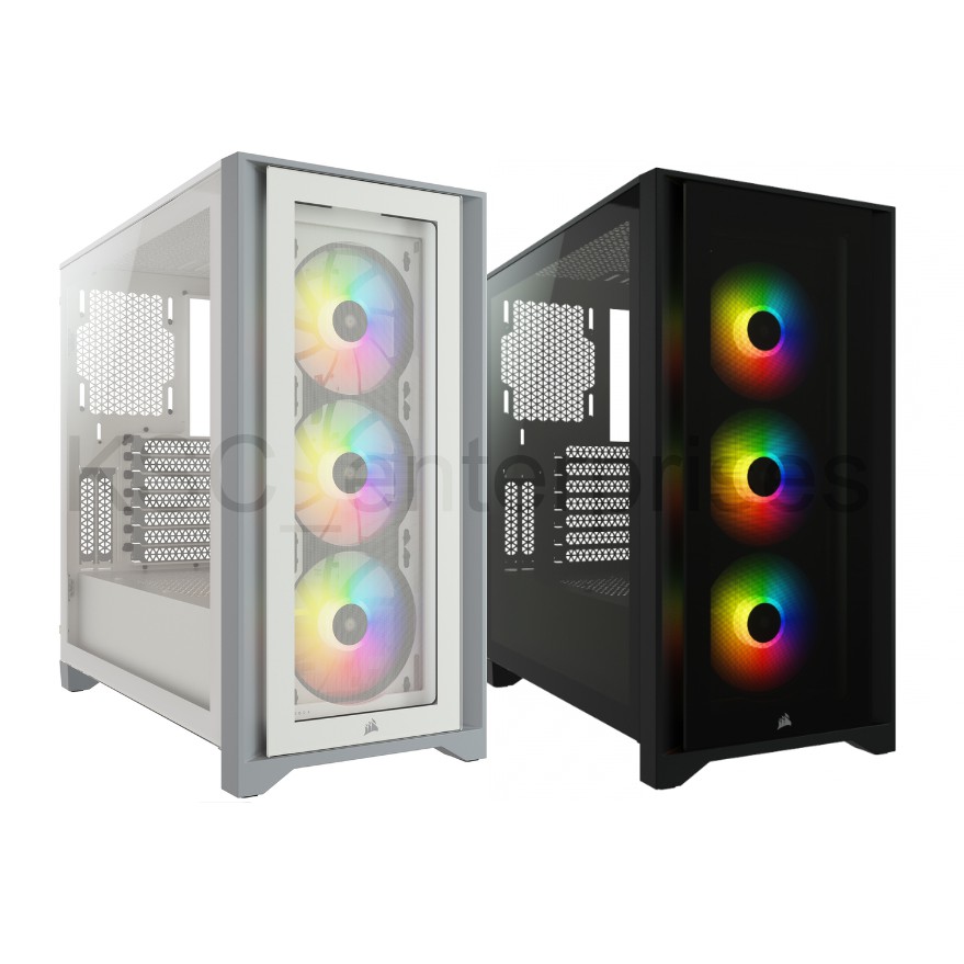 Corsair iCUE 4000X RGB MidTower ATX PC Case Lazada.co.th