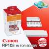 CANON RP108 IN FOR SELPHY กระดาษพิมพ์พร้อมหมึกสำหรับ SELPHY PHOTO PRINTER (CP 820/CP 910 เท่านั้น) ขนาด 4x6 นิ้ว จำนวน 108 แผ่น : image CANON RP108 IN FOR SELPHY กระดาษพิมพ์พร้อมหมึกสำหรับ SELPHY PHOTO PRINTER (CP 820/CP 910 เท่านั้น) ขนาด 4x6 นิ้ว จำนวน 108 แผ่น