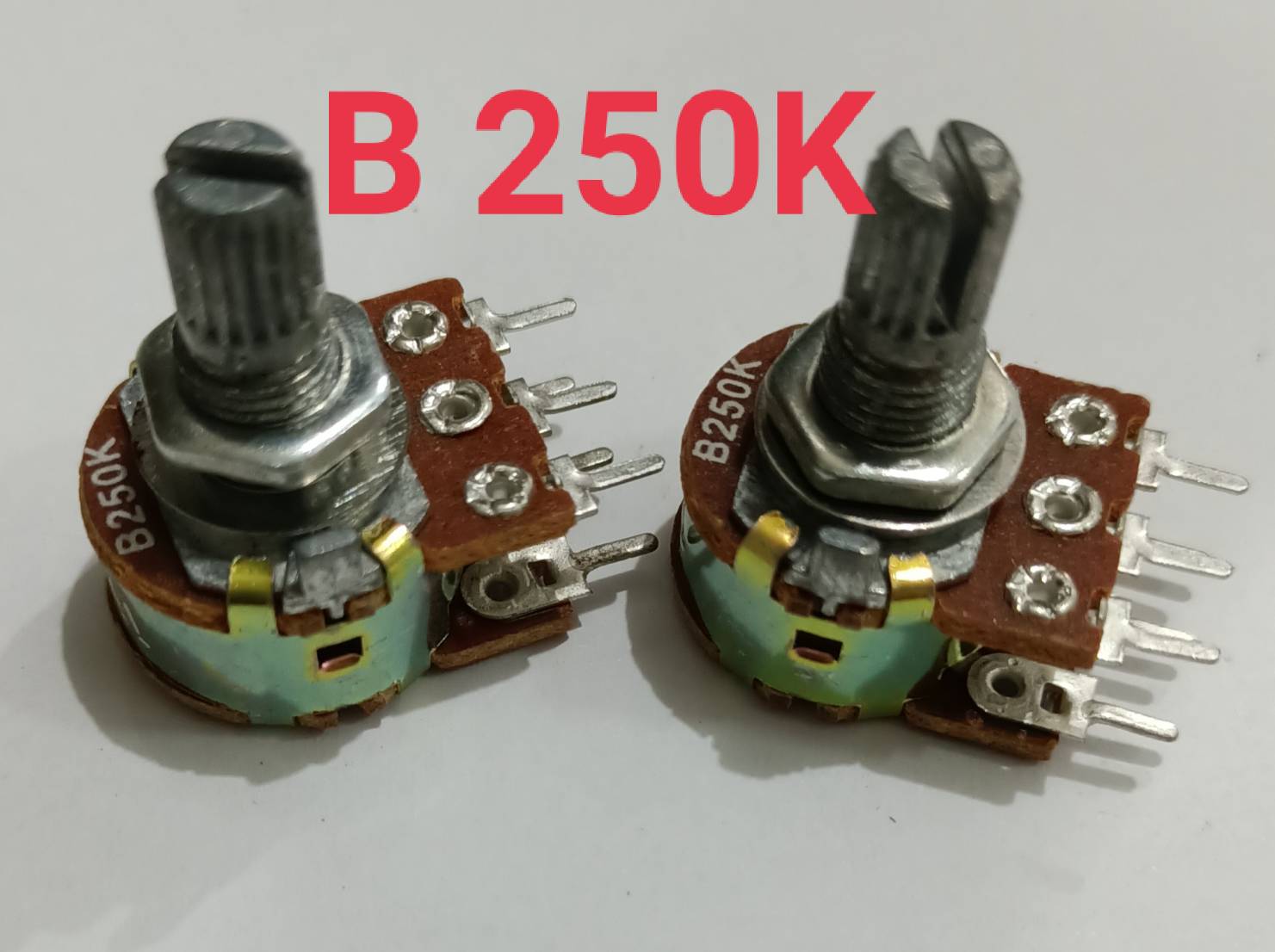 VR วอลลุ่ม B 250K ขาสัั้น(6ขา) 2ชั้น - winai electronic - ThaiPick