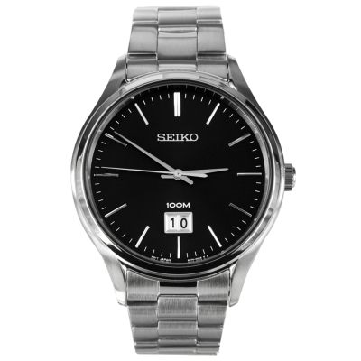 ดูภาพ Karnvera Shop Seiko นาฬิกาข้อมือผู้ชาย สีเงิน สายแสตนเลส รุ่น SUR023P1 เพิ่มเติม Karnvera Shop Seiko นาฬิกาข้อมือผู้ชาย สีเงิน สายแสตนเลส รุ่น SUR023P1
