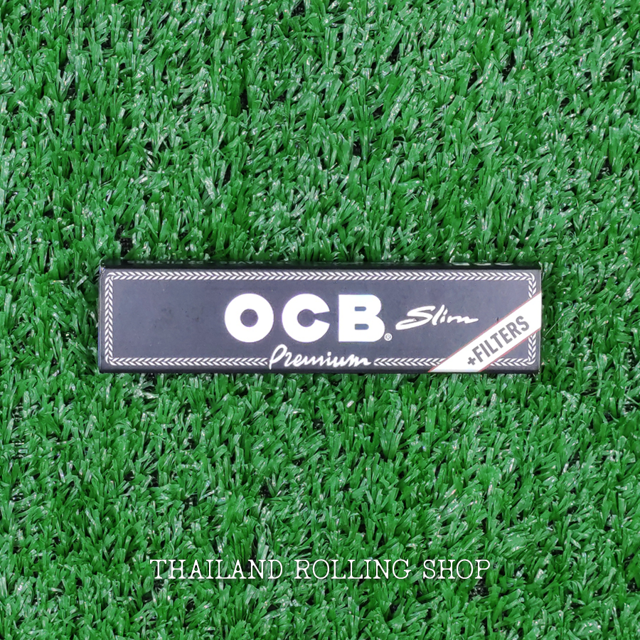 กระดาษ+ฟิลเตอร์ OCB Premium Kingsize Slim Paper+Tips Fast Shipping