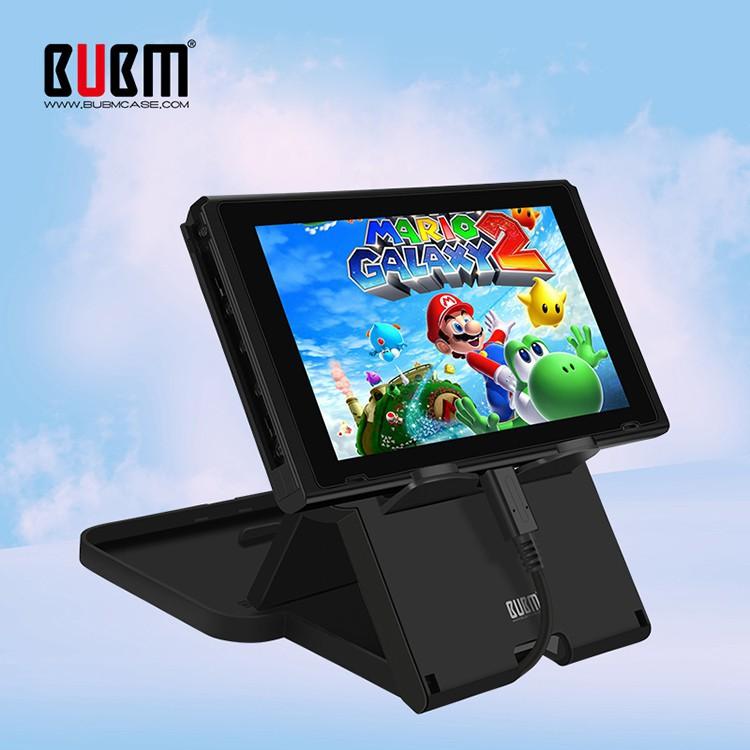 BUBM TJZJ01 Nintendo Switch Stand ปรับองศาเเละพับเก็บได้ (Black)