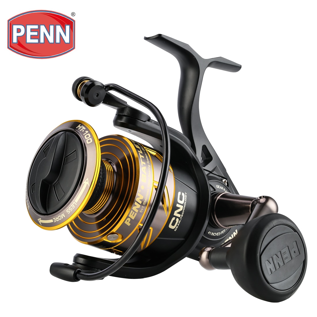 PENN Battle III BTL 3000-8000 Full Metal Body Spinning Fishing Reel 5+1BB  HT-100 Carbon Fiber Drag System Saltwater Reel