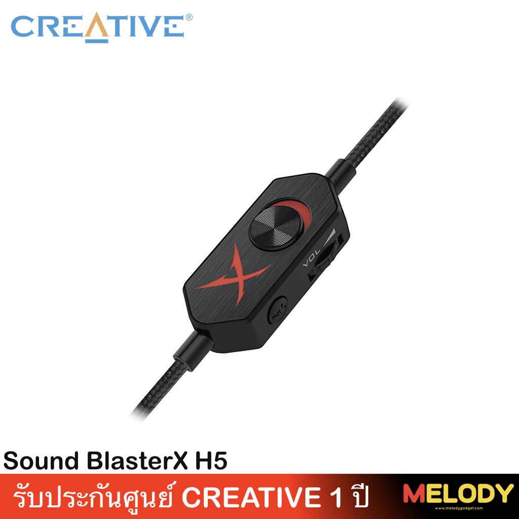 Sound BlasterX H5 Tournament Edition Over-Ear Gaming Headset with