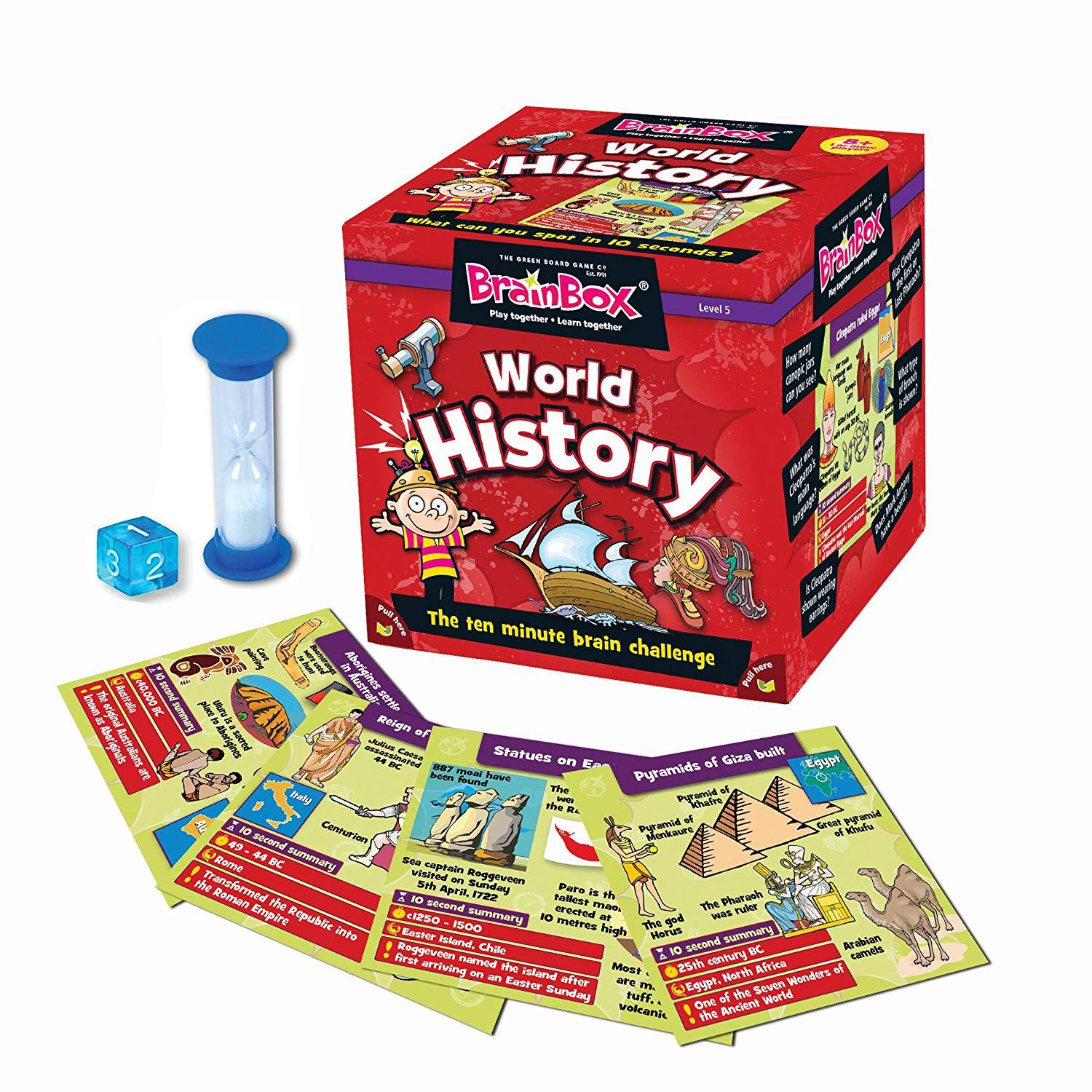 Brainbox การ์ดเกมภาษาอังกฤษ หมวด World History ช่วยฝึกทักษะด้านภาษาและความจำ Brainbox การ์ดเกมภาษาอังกฤษ หมวด World History ช่วยฝึกทักษะด้านภาษาและความจำ