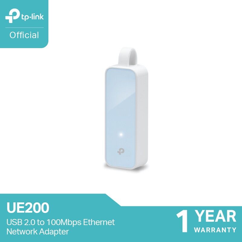 Ue200 แปลง Usb ให้เป็นช่องแลน (usb 2.0 To 100mbps Ethernet Network Adapter) Tp-Link. 