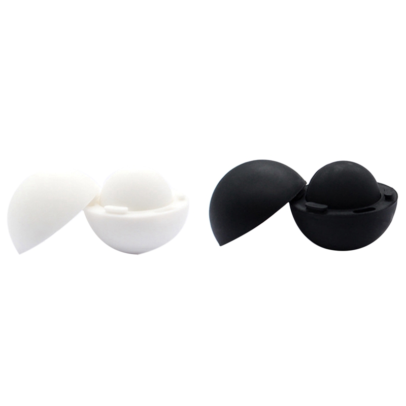 2 Set Laptop Cooling Ball, Portable Computer Cooling Ball with Strong Cooling and Non-Slip for Apple, Etc, Black & White