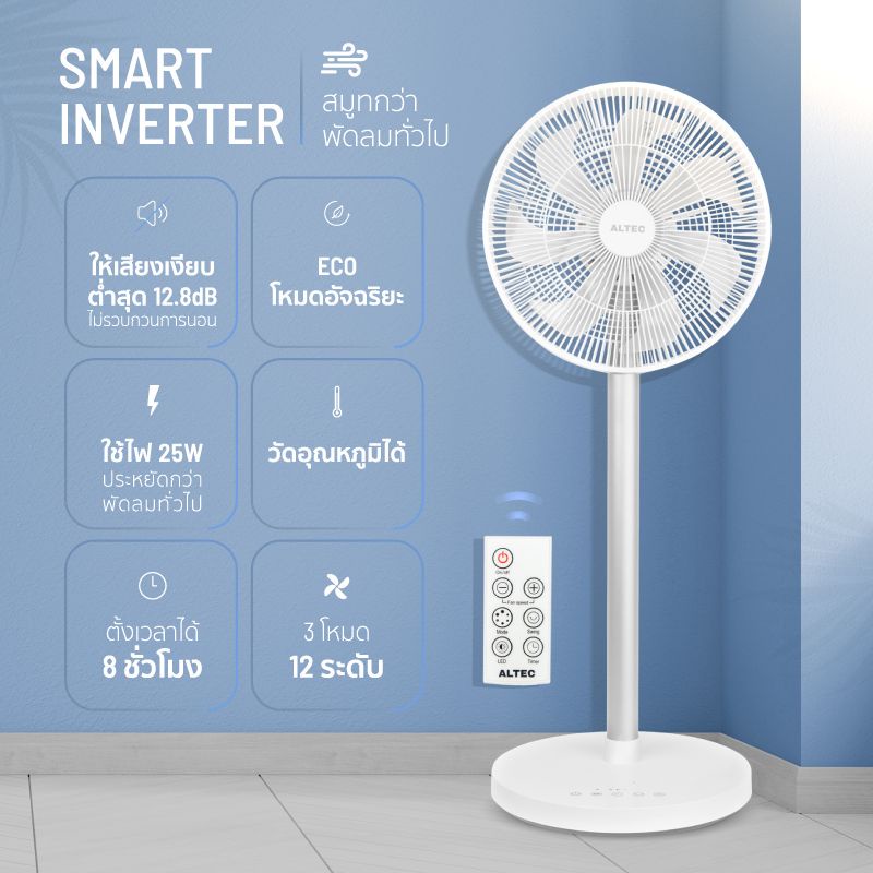 ALTEC Smart Inverter DC Fan OF1 พัดลมอัจฉริยะอินเวอร์เตอร์ - รับประกัน ...