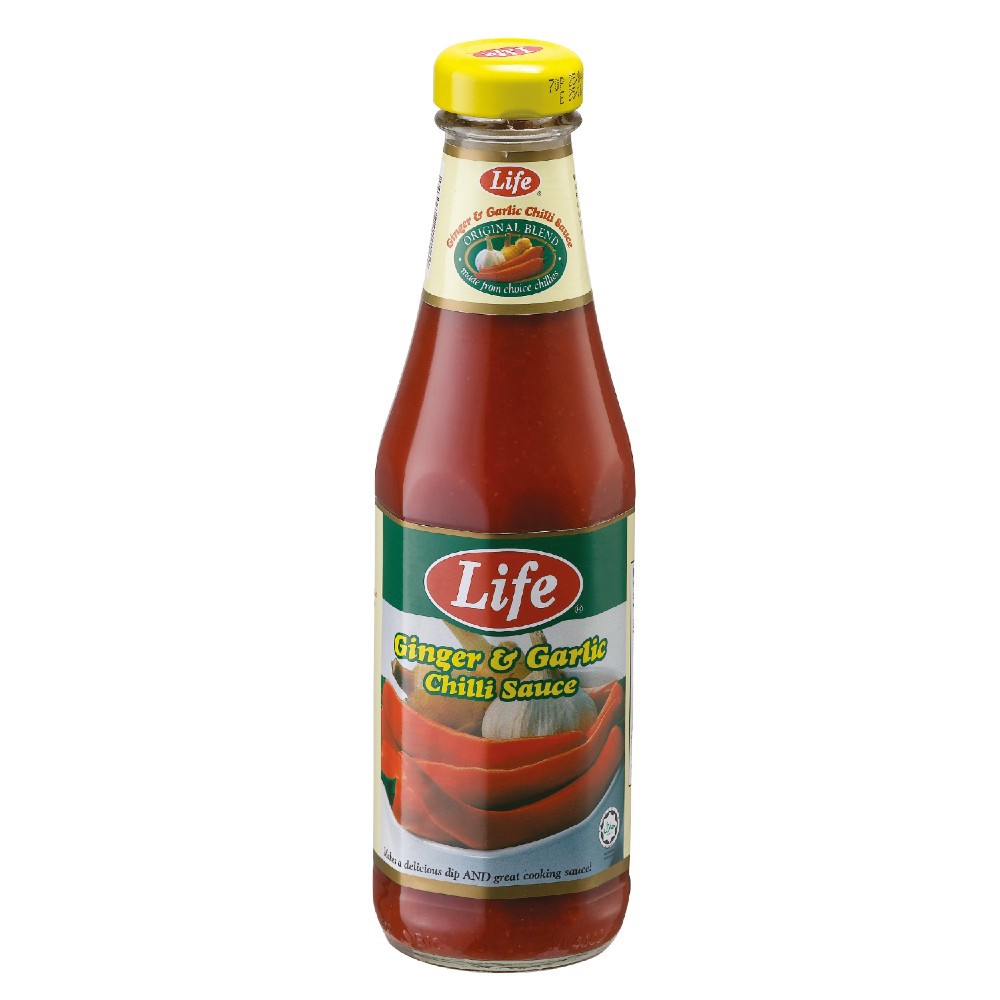 ไลฟ์ ซอสพริกขิงและกระเทียม Life Ginger Garlic Chilli Sauce (320g ...