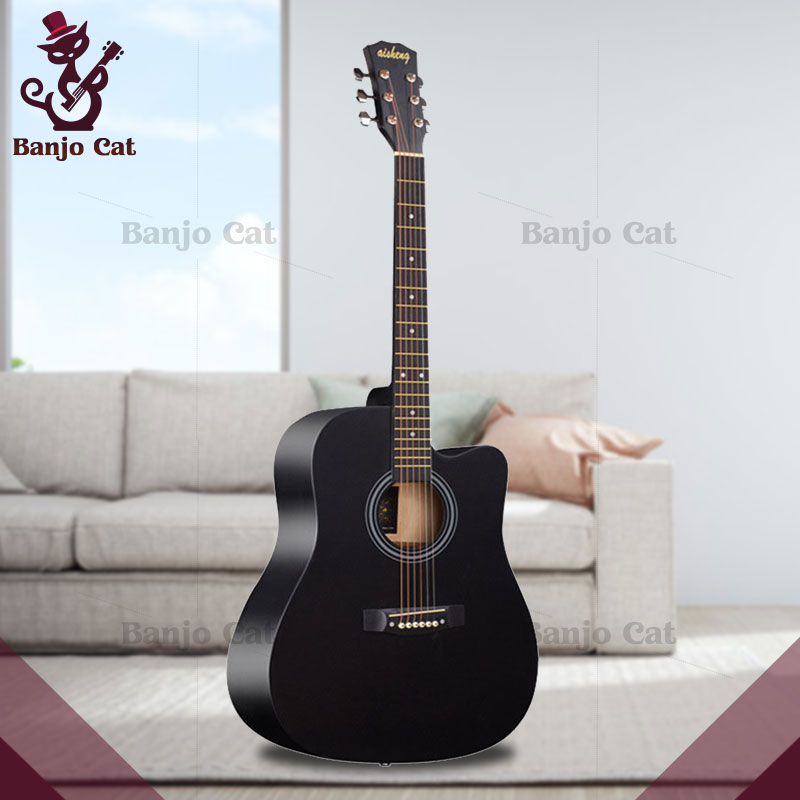 กีต้าโปร่ง กีต้า กีตาร์ เหมาะสำหรับมือใหม่ แข็งแรง พกพาสะดวก มีหลายสี กีต้าร์โปร่งคุณภาพ งานดี Acoustic Guitars