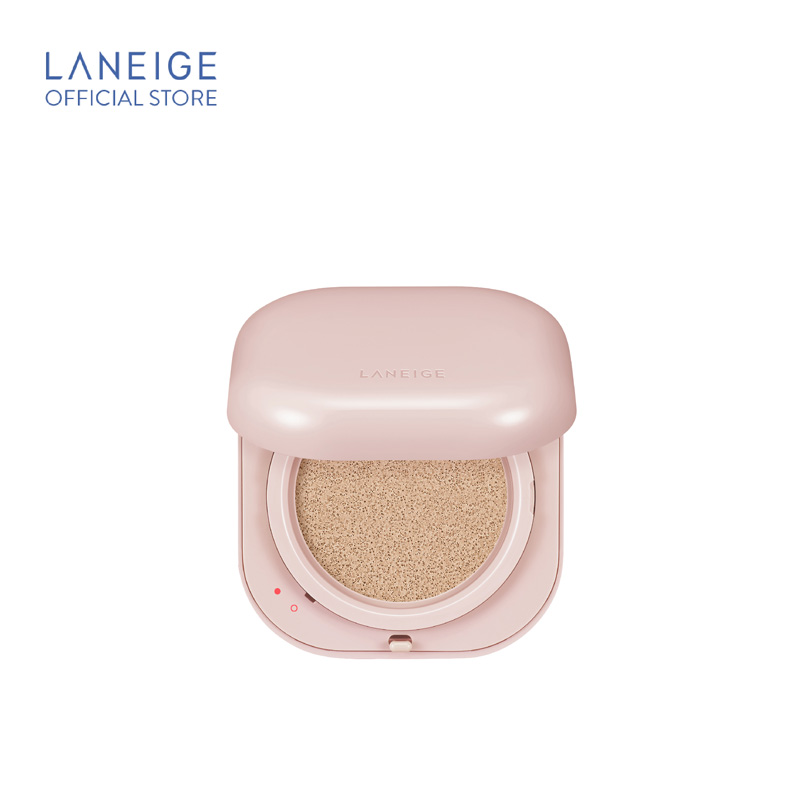 LANEIGE Neo Cushion Glow (15G + Reill*2) นีโอคุชชั่น สูตรโกล พร้อมรีฟิล 2 ชิ้น เนื้อสัมผัสบางเบา ไม่ติดมาสก์ ไม่ติดแมสก์