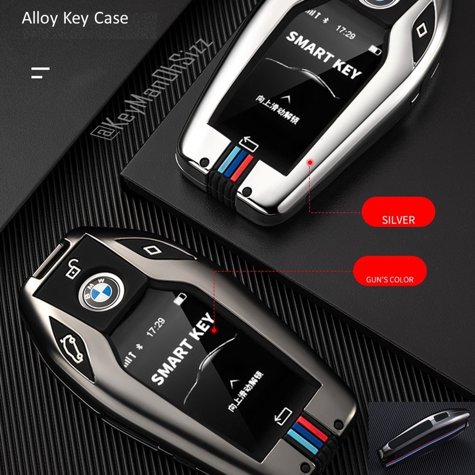เคสโลหะรีโมทรถบีเอ็มดับเบิ้ลยู BMW LCD Screen Full Package 2021Key Sets