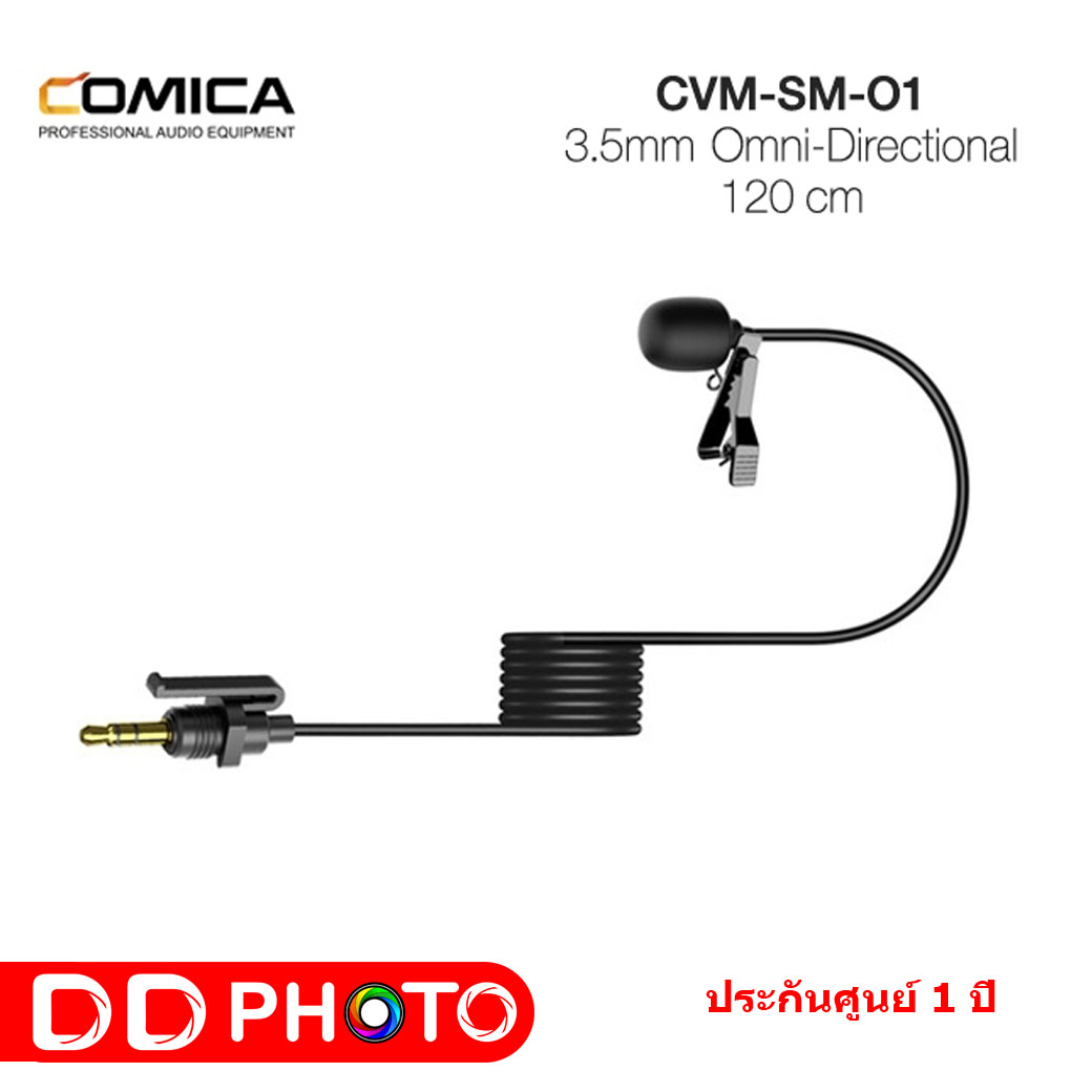 COMICA Audio 3.5mm Omni-Directional Lavalier Mic for Wireless CVM-SM-O1