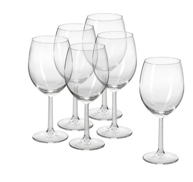 แก้วไวน์ แก้วใส  คุณภาพดีปลอดแคดเมียมและตะกั่วล้างในเครื่องล้างจานได้  เลือก 2 แบบ ราคาสินค้าขึ้นกับขนาด/จำนวนที่เลือก สี White Wine Glass 18 cm. ( 25 cl )