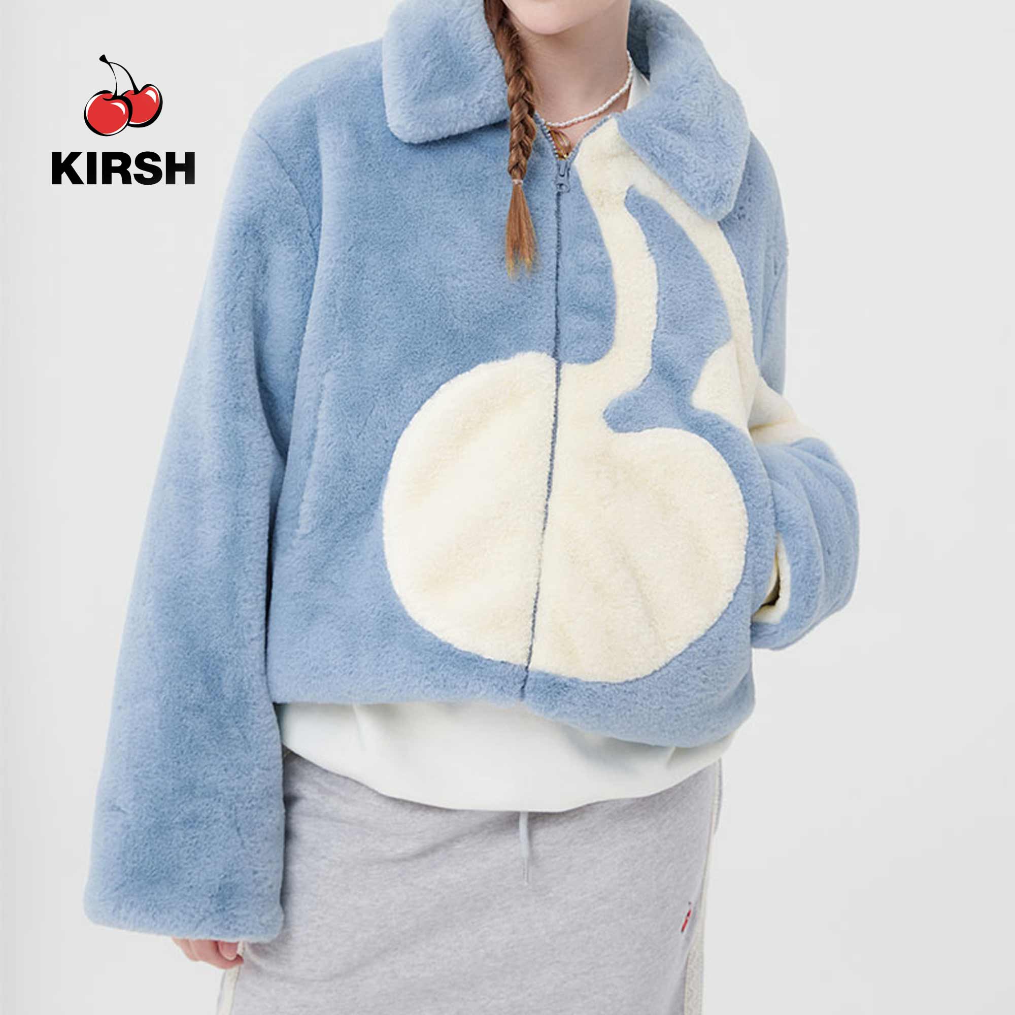 [ KIRSH ]★22FW★BIG CHERRY BOA FUR JUMPER Designer fashion, Seoul-fully created | W Concept