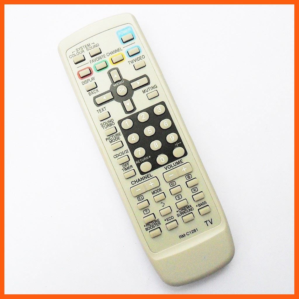 #ลดราคา รีโมทใช้กับทีวี เจวีซี จอแก้วแบน รหัส RM-C1281 * อ่านรายละเอียดสินค้าก่อนสั่งซื้อ *, Remote for JVC TV #คำค้นหาเพิ่มเติม รีโมท อุปกรณ์ทีวี กล่องดิจิตอลทีวี รีโมทใช้กับกล่องไฮบริด พีเอสไอ โอทู เอชดี Remote