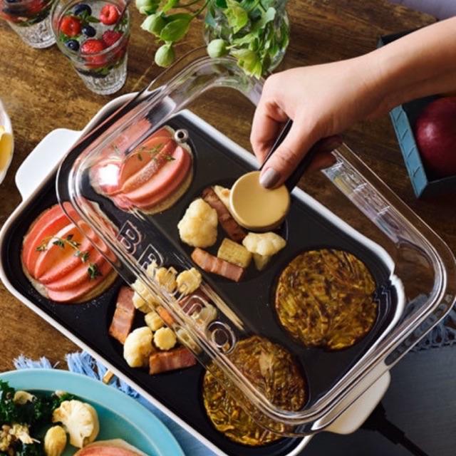 พรีเมี่ยม ถาดเสริม BRUNO ถาด อุปกรณ์เสริม Bruno Hot Plate ถาดทาโกะยาก