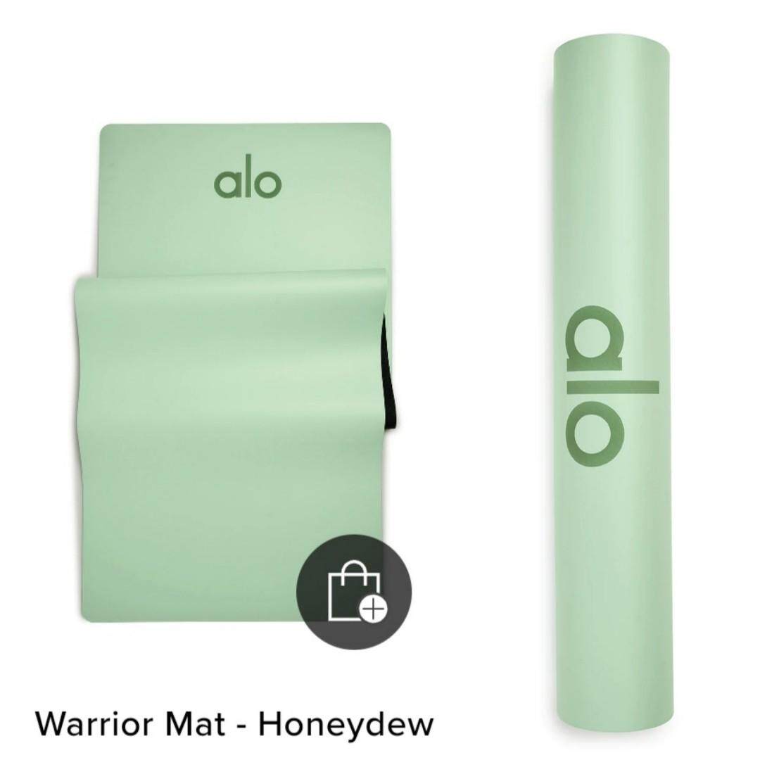 พร้อมส่ง]เสื่อโยคะ alo warrior yoga mat สินค้าแท้คุณภาพสูงจาก USA 100%  เสื่อไม่ลื่น หนึบมาก สี HoneyDew