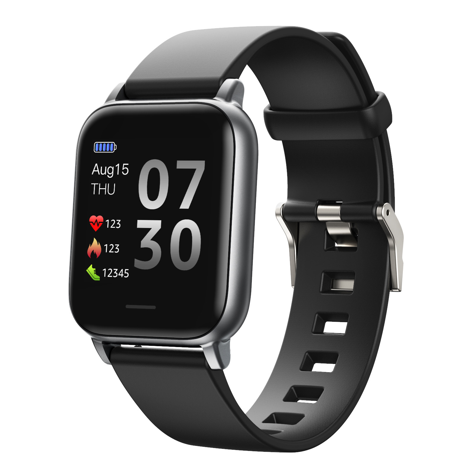 HUAWEI OPPO XIAOMI Original S50 สมาร์ทนาฬิกาความดันโลหิตกีฬา Heart Rate สุขภาพนาฬิกาเครื่องวัดอุณหภูมิ Step Waterproof Smartwatch สำหรับ Android IOS