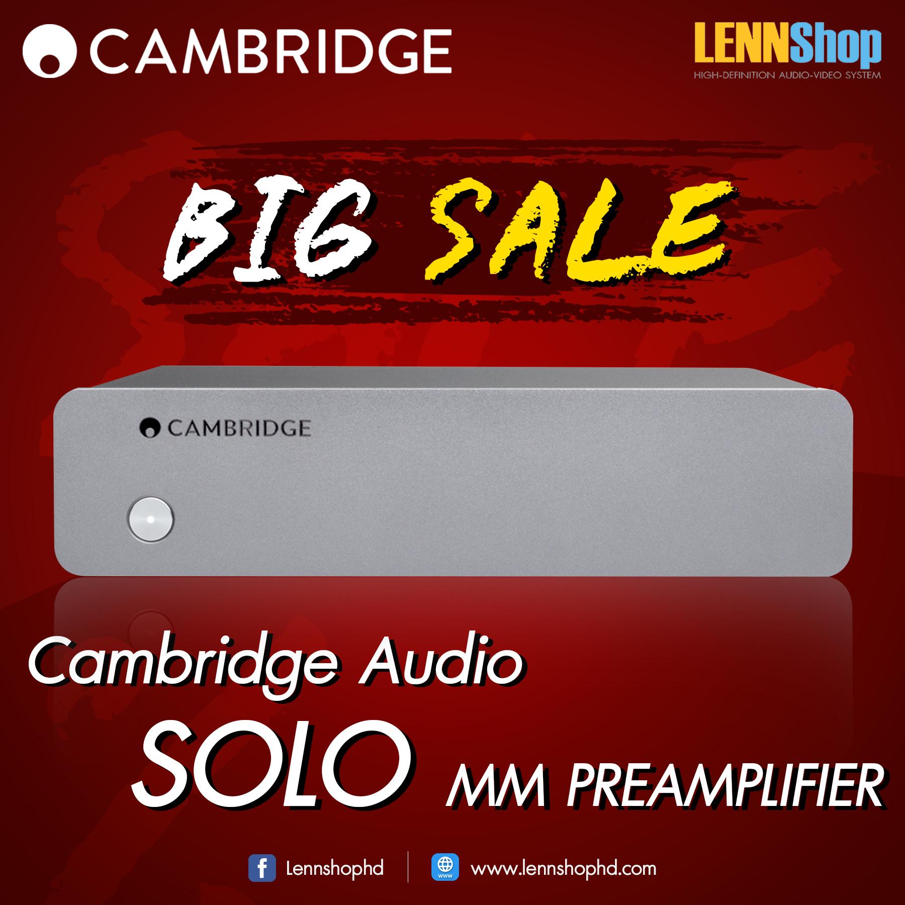 CAMBRIDGE AUDIO : ALVA SOLO MM Phono Preamplifier ปรีหัวเข็ม สำหรับหัวเข็มชนิด MM (Moving Magnet) รับประกัน 2 ปี ศูนย์ POWER BUY จากผู้นำเข้าอย่างเป็นทางการ