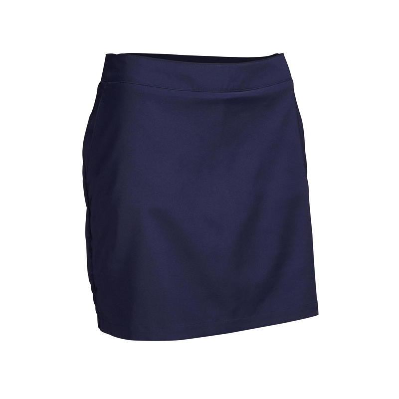 INESIS กางเกงกระโปรงเพื่อการตีกอล์ฟ NAVY BLUE WOMEN'S WARM WEATHER GOLF SKORTS