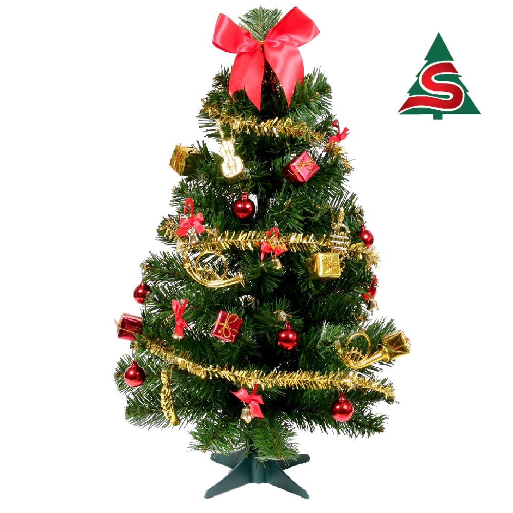 ต้นคริสต์มาสคละสีตกแต่งทั่วไป ต้นคริสมาส ขนาด 2 ฟุต Christmas Tree 2F