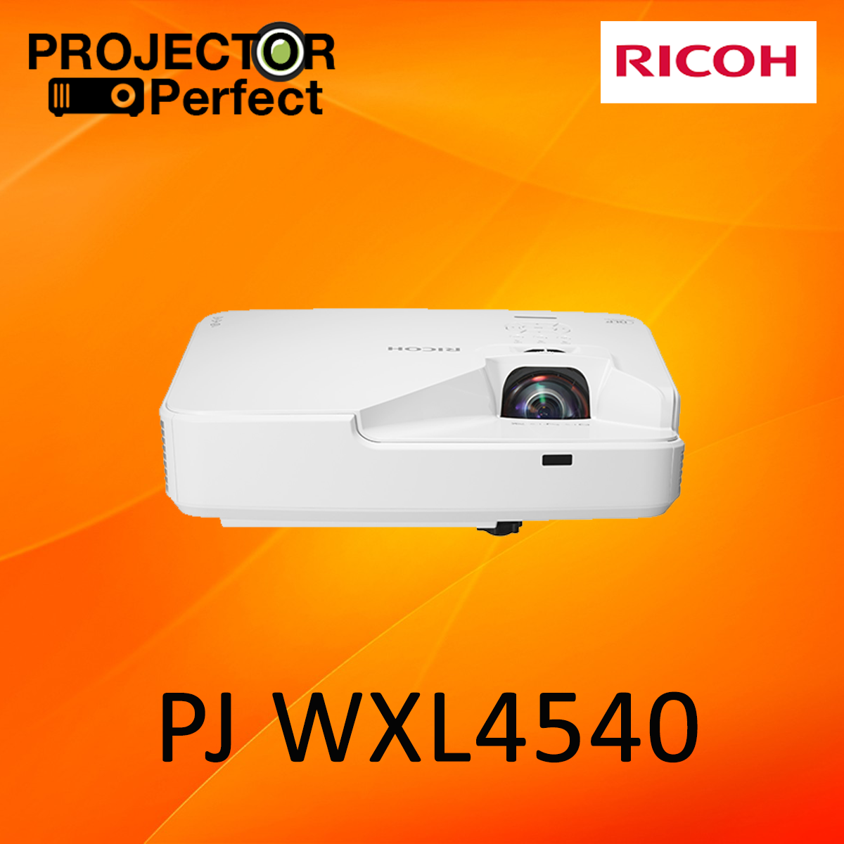 RICOH PJ WXL4540 Short Throw Laser Projector WXGA resolution at 3,200