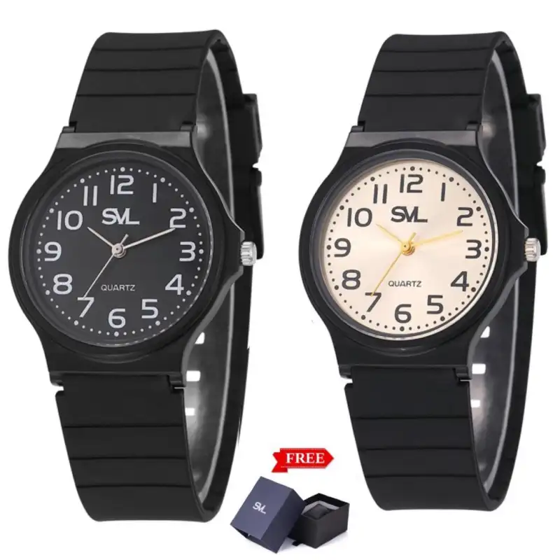ภาพหน้าปกสินค้า(Buy 1 get 1 Free ) SVL นาฬิกาข้อมือ Unisex (แถมกล่องสวยหรู) รุ่น MQ-24 จากร้าน NINE FACE บน Lazada