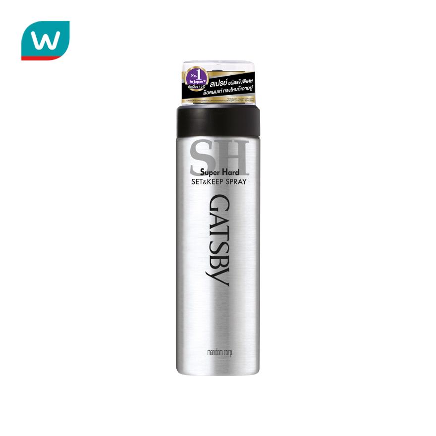 ราคา Gatsby แกสบี้ เซ็ท แอนด์ คีพ สเปรย์ ซุปเปอร์ ฮาร์ด 180 กรัม Ida