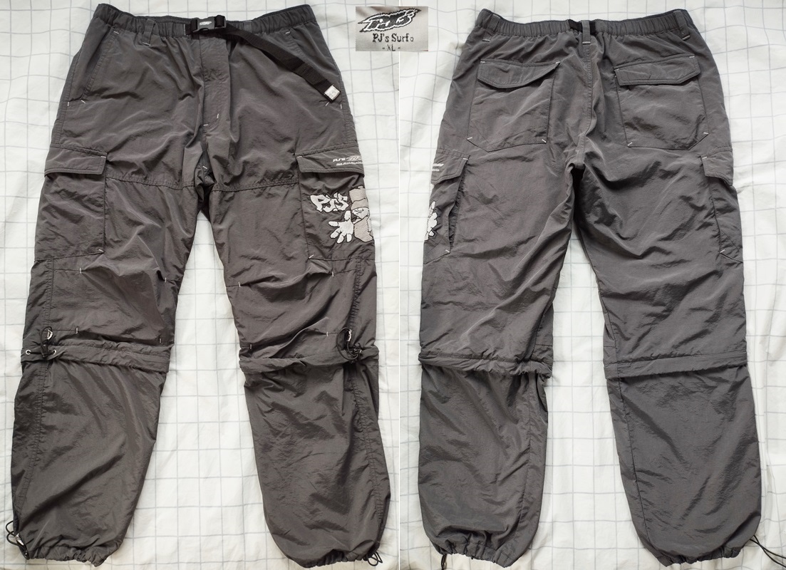 PJ's Surf Cargo Pantsกางเกงคาร์โก้เดินป่า ถอดขาได้ กันน้ำ กันลม ให้ความ