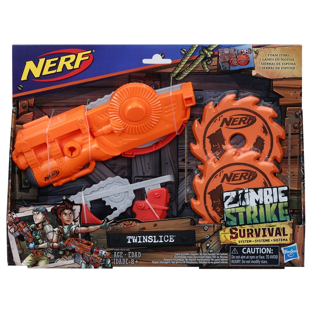 ของเล่น ปืนเนิร์ฟ เนิร์ฟ ซอมบี้ เนิฟ ของแท้ 30ex Nerf Zombie Strike Survival System Twinslice