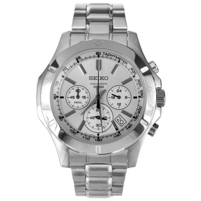 Karnvera Shop นาฬิกาข้อมือชาย Seiko Chronograph Men's Quartz Watch SSB099P1