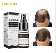 LANBENAสเปรย์บำรุงผม แฮร์แคร์เอสเซนส์สเปรย์ 20ML การเจริญเติบโตของเส้นผม ซ่อมแซมและปรับปรุงคุณภาพของเส้นผม Hair Care Essence Spray 20ML