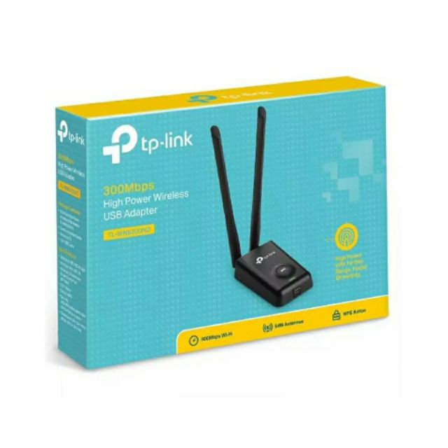 TP-Link Wireless USB Adapter 300Mbps High Power  TL-WN8200ND
