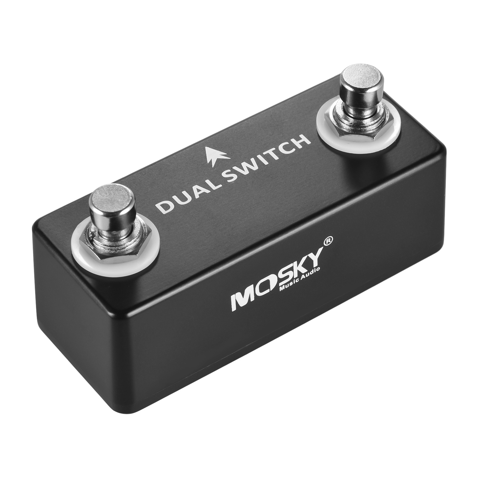 [okoogee]【Hot Sale】MOSKY DUAL SWITCH Dual Footswitch Foot Switch Pedal Full Metal Shell