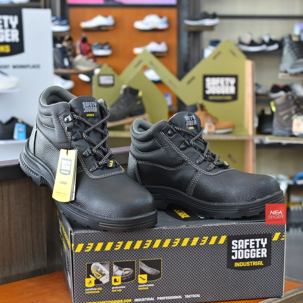 SAFETY JOGGER LABOR S3 รองเท้าเซฟตี้ หัวเหล็ก แผ่นเหล็กกันทะลุ หนัง