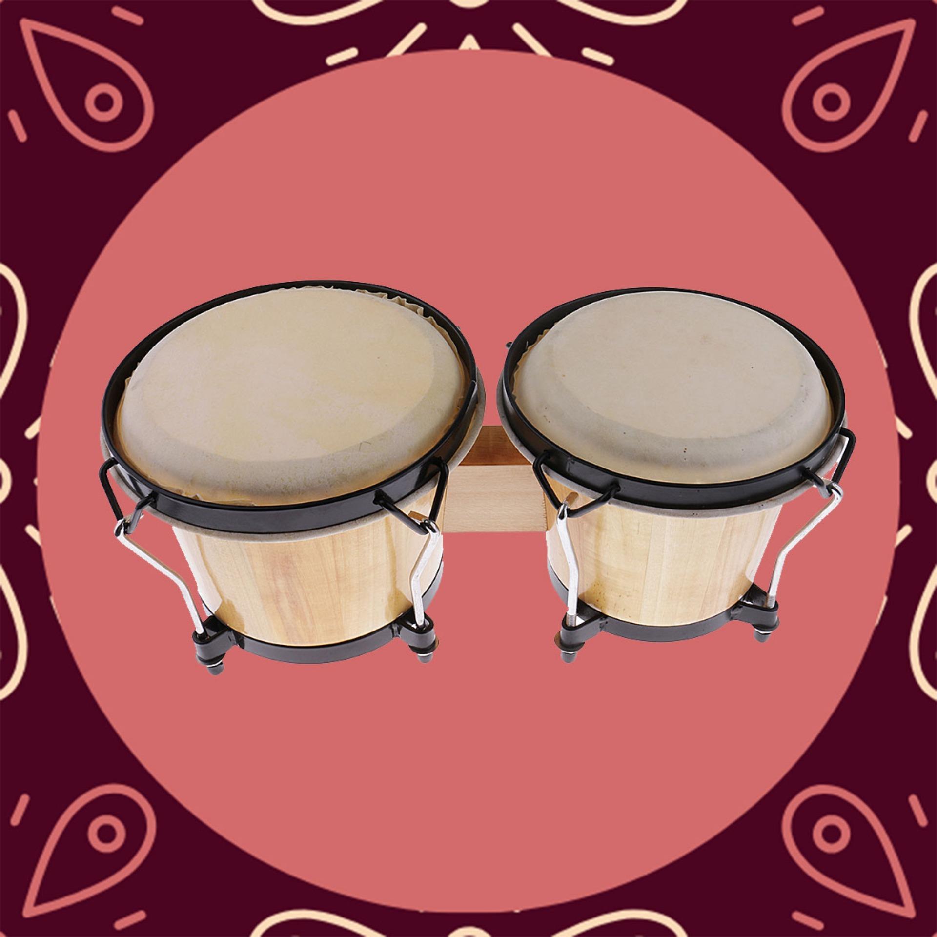 Baoblade wooden BONGO Drum เครื่องดนตรีเพอร์คัชชันแบบดั้งเดิมของแอฟริกัน