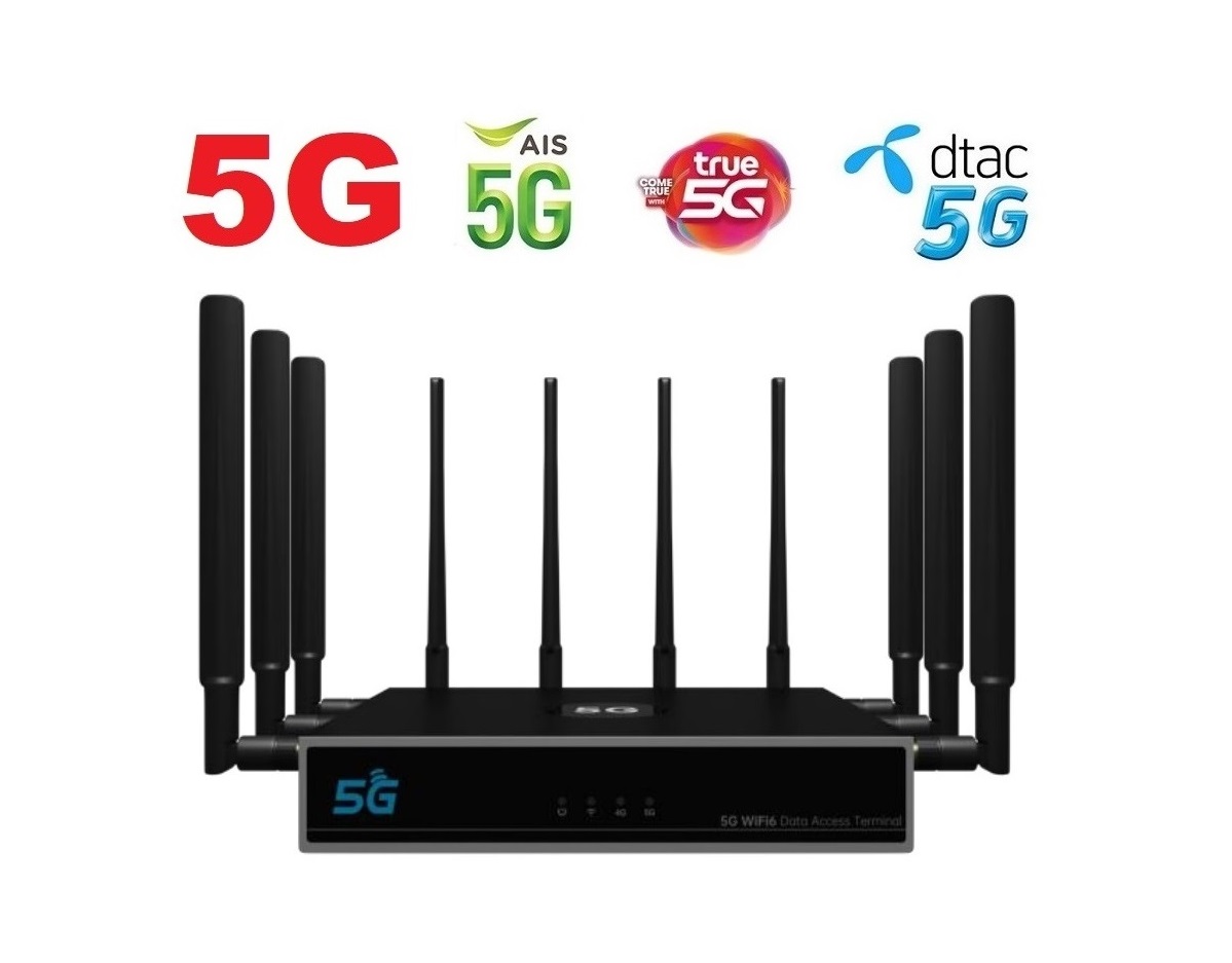 5G CPE Mesh+ Router WiFi 6 เราเตอร์ 5G ใส่ซิม รองรับ 3CA 5G 4G 3G AIS ...