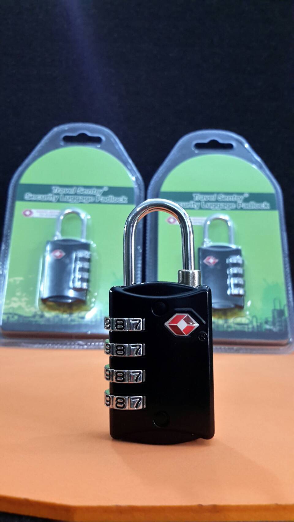 SOLEX Travel Lock กุญแจ ตั้งรหัส 4 เลข มาตรฐาน TSA ล็อคกระเป๋าเดินทาง