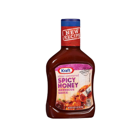 คราฟท์ซอสบาร์บีคิวน้ำผึ้งสไปซี่ 510 กรัม/Kraft Spicy Honey Barbecue Sauce 510g