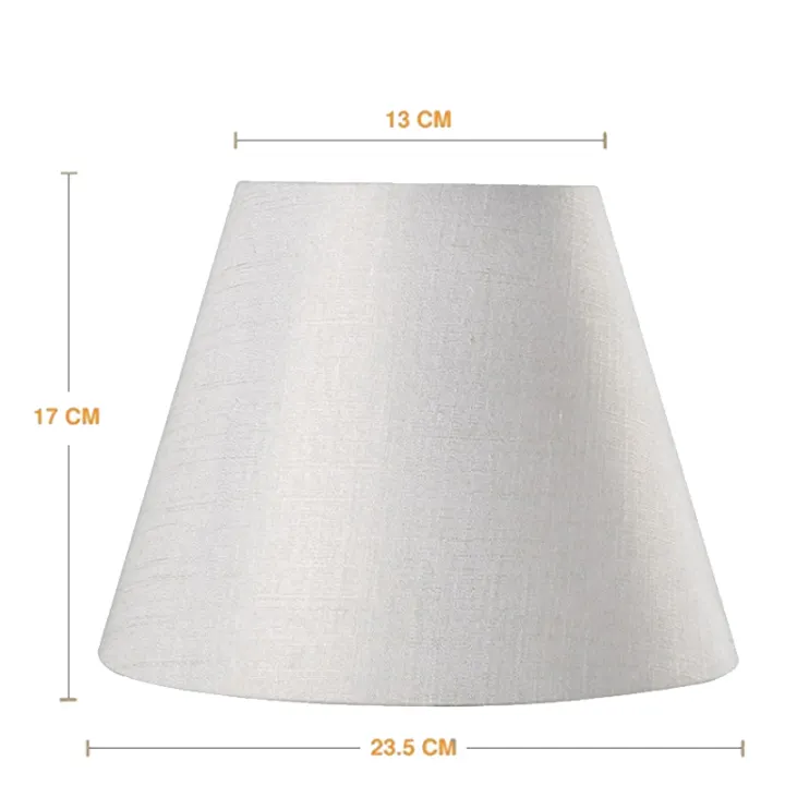 tall white lamp shade