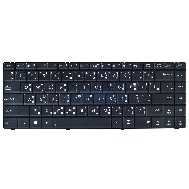 Keyboard ASUS X43 (Black) 'SkyHorse' (สกรีนไทย-อังกฤษ)