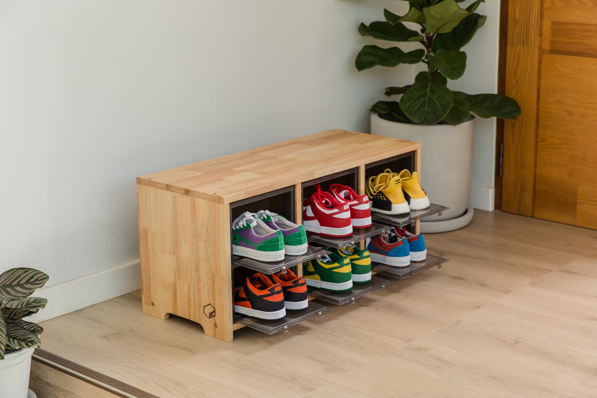 TOWER BOX SNEAKERS WOODEN STOOL + TOWER BOX 6 BOXES