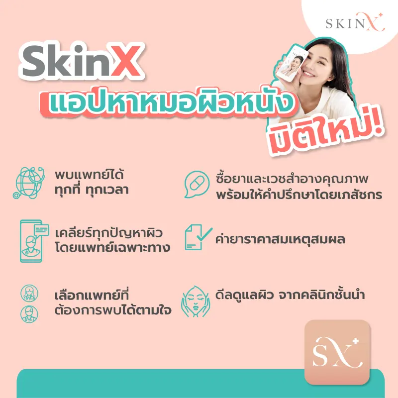 ภาพสินค้าSkinX E-Vo ส่วนลด 1,000 บาท สำหรับทุกการใช้จ่ายใน SkinX จากร้าน SkinX บน Lazada ภาพที่ 2