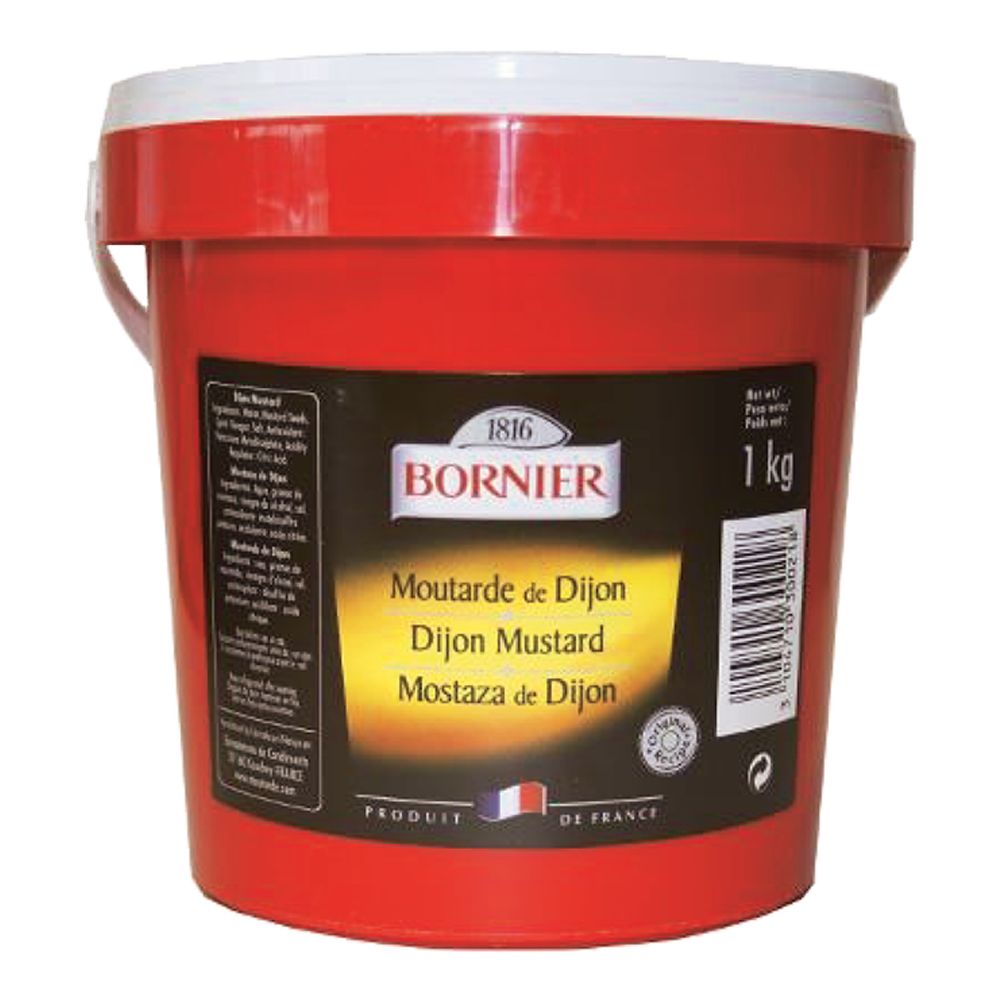 บอร์เนียร์ ดีจอง มัสตาร์ด 1 กิโลกรัม/Borneo Dijon Mustard 1 kg.