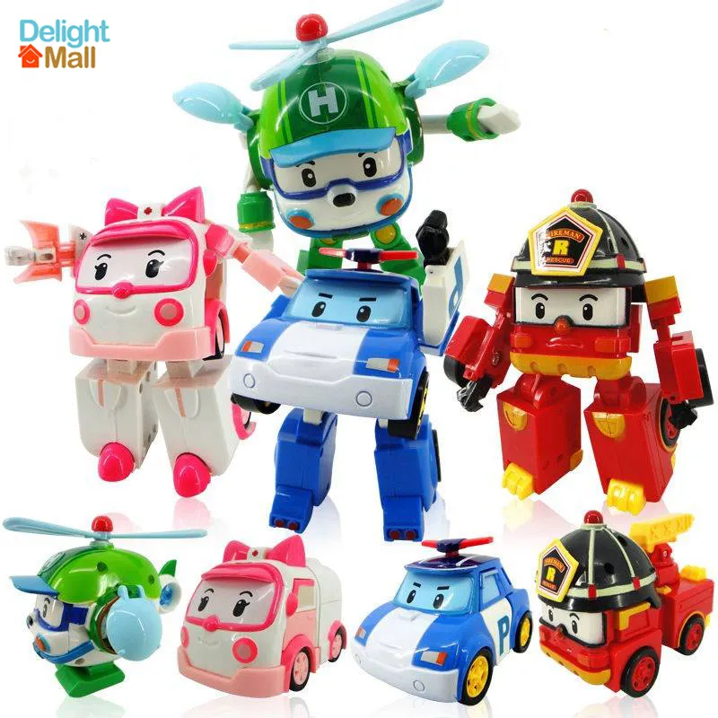 Robocar Poli 🚁 หุ่นยนต์เปลี่ยนร่างเป็นรถ รถตำรวจ ของเล่นรถ  รถของเล่นเด็ก ของเล่นเด็กรถโพลี่ โรโบคาร์ หุ่นยนต์ของเล่น ของขวัญเด็ก