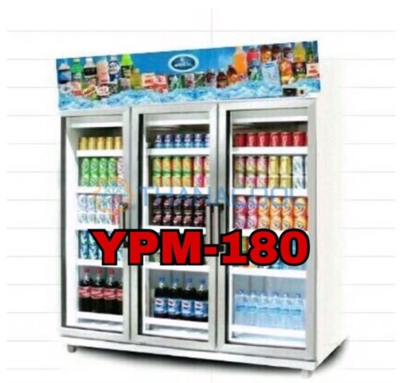 ตู้แช่เย็น 3 ประตู SANDEN รุ่น YPM-180P (51 คิว)