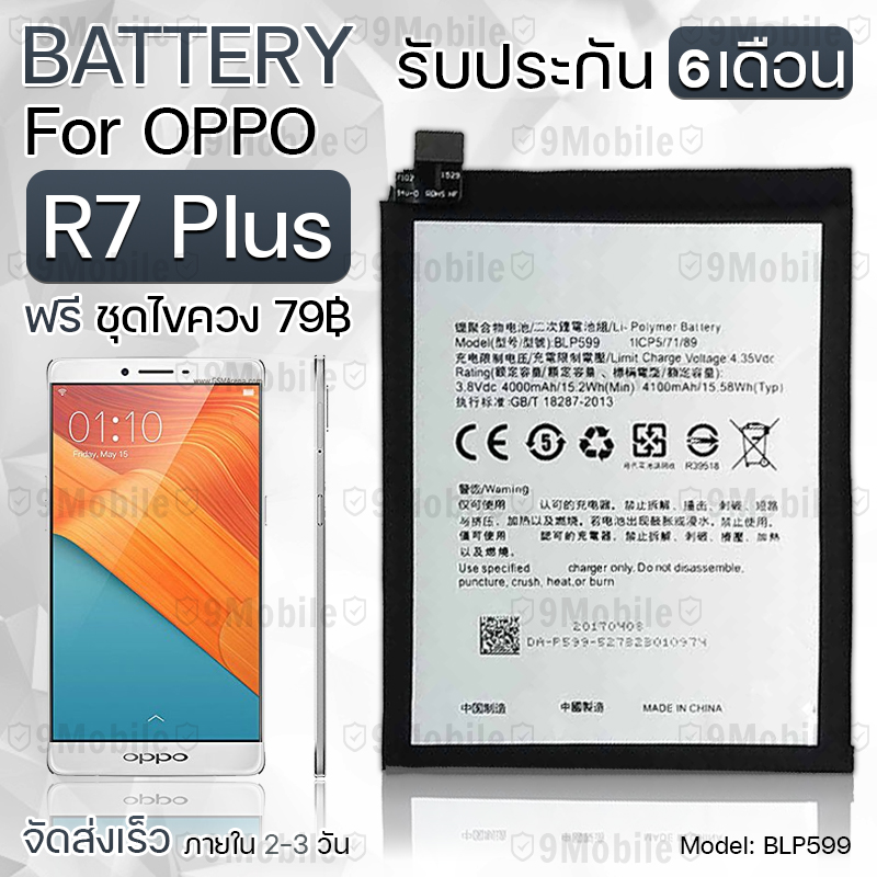 Original แบตเตอรี่ แท้ OPPO F9 F9 pro Realme 2 pro Rmx1801 battery ...