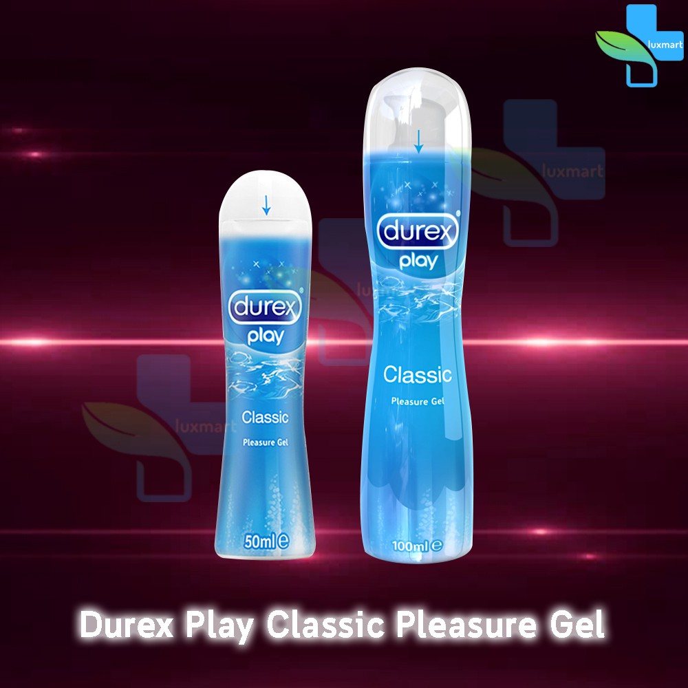 Durex Play Classic เจลหล่อลื่น ดูเร็กซ์ เพลย์ คลาสสิค  ขนาด 50,100 ml ( สีฟ้า) [1 ขวด]