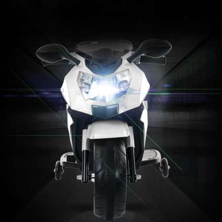 มอเตอร์ไซค์ไฟฟ้า รถแบตเตอรี่เด็ก Bike Premium รถไฟฟ้า รถมอเตอร์ไซค์เด็กไฟฟ้า รถเด็ก รถมอเตอร์ไซค์เด็ก [ขาว]